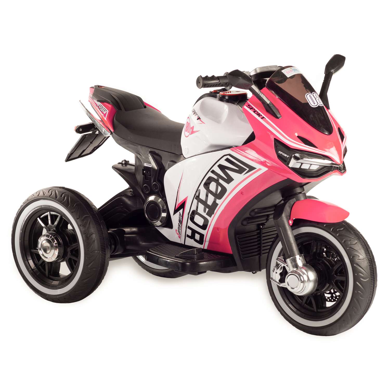 Мотоцикл BABY STYLE на аккумуляторе розовый - фото 1