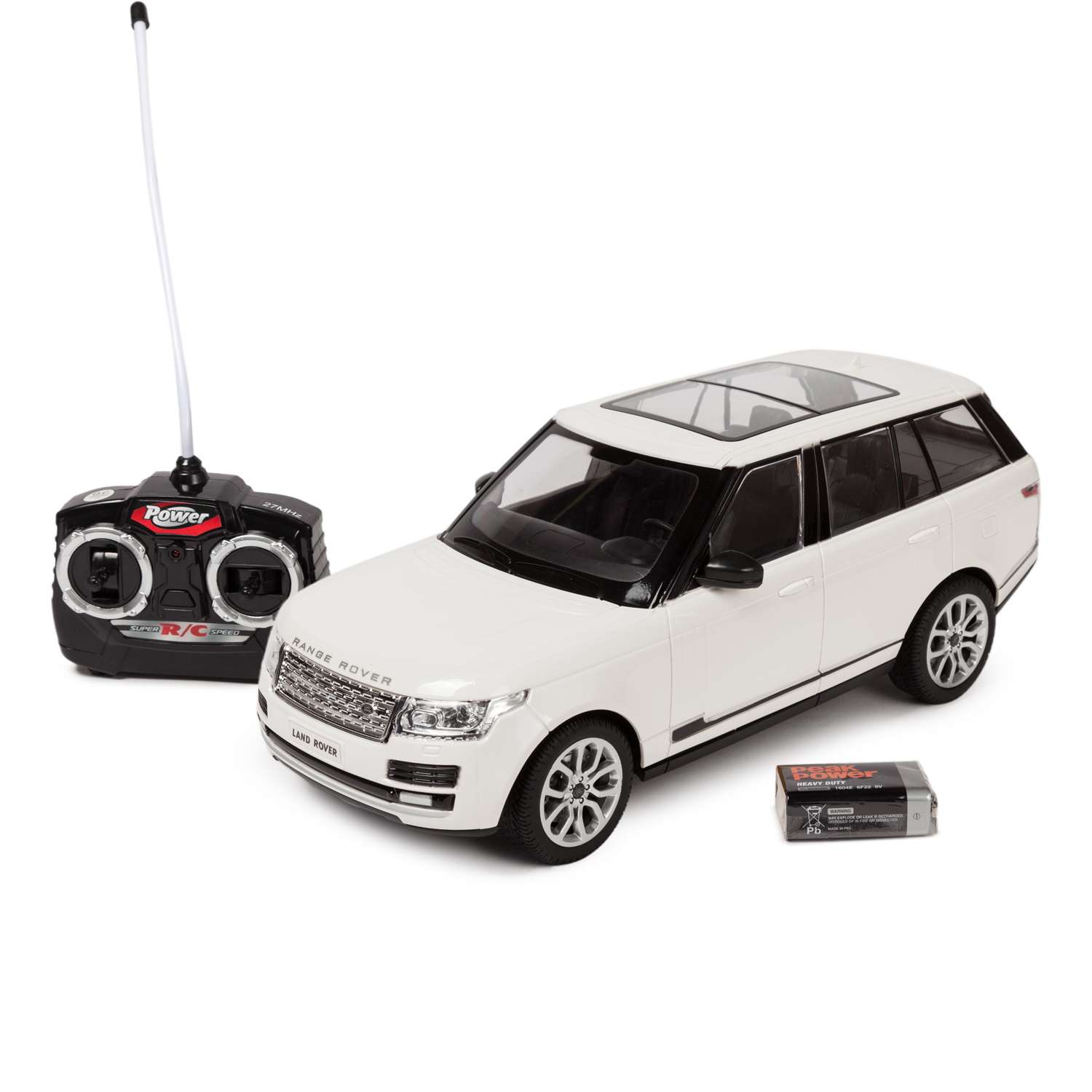 Машинка на радиоуправлении Mobicaro Range Rover 1:16 Белая - фото 1