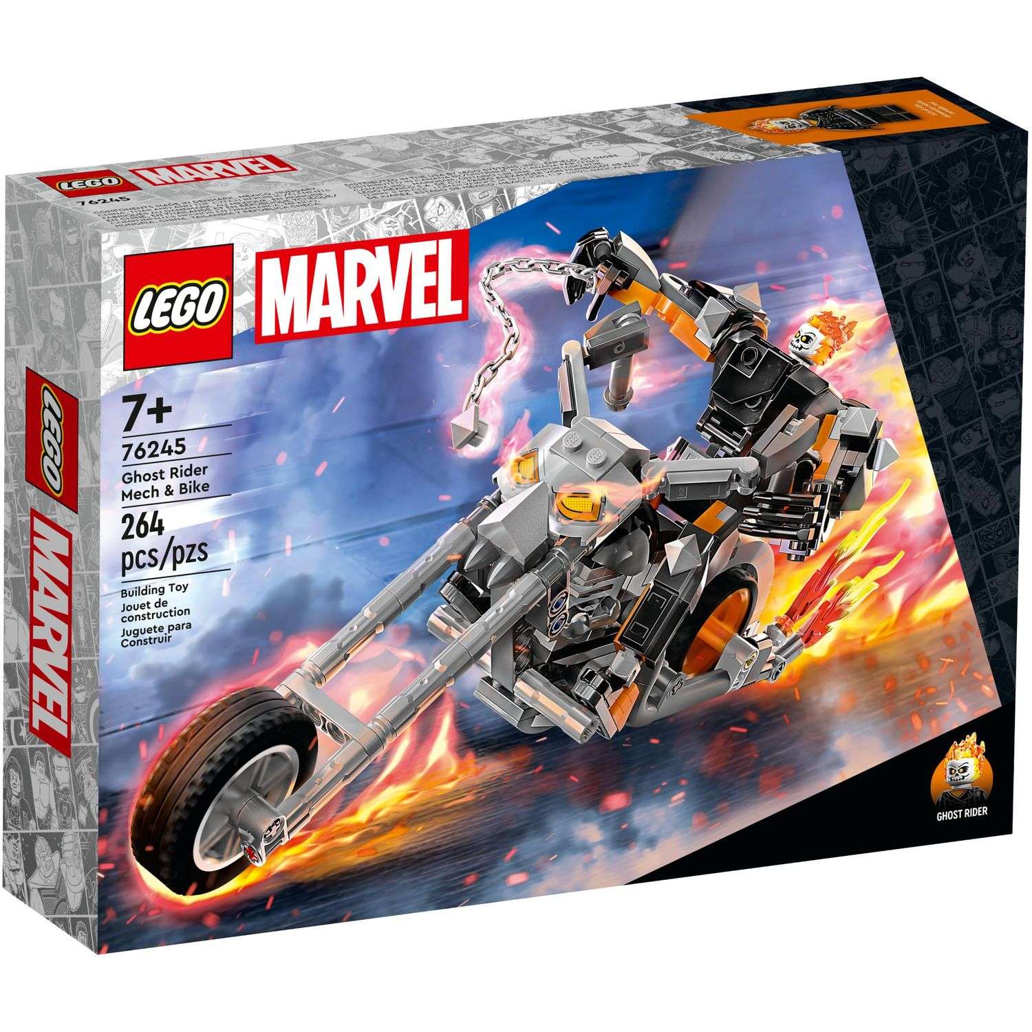 Конструктор LEGO DC Super Heroes Ghost Rider Mech and Bike 76245 - фото 1
