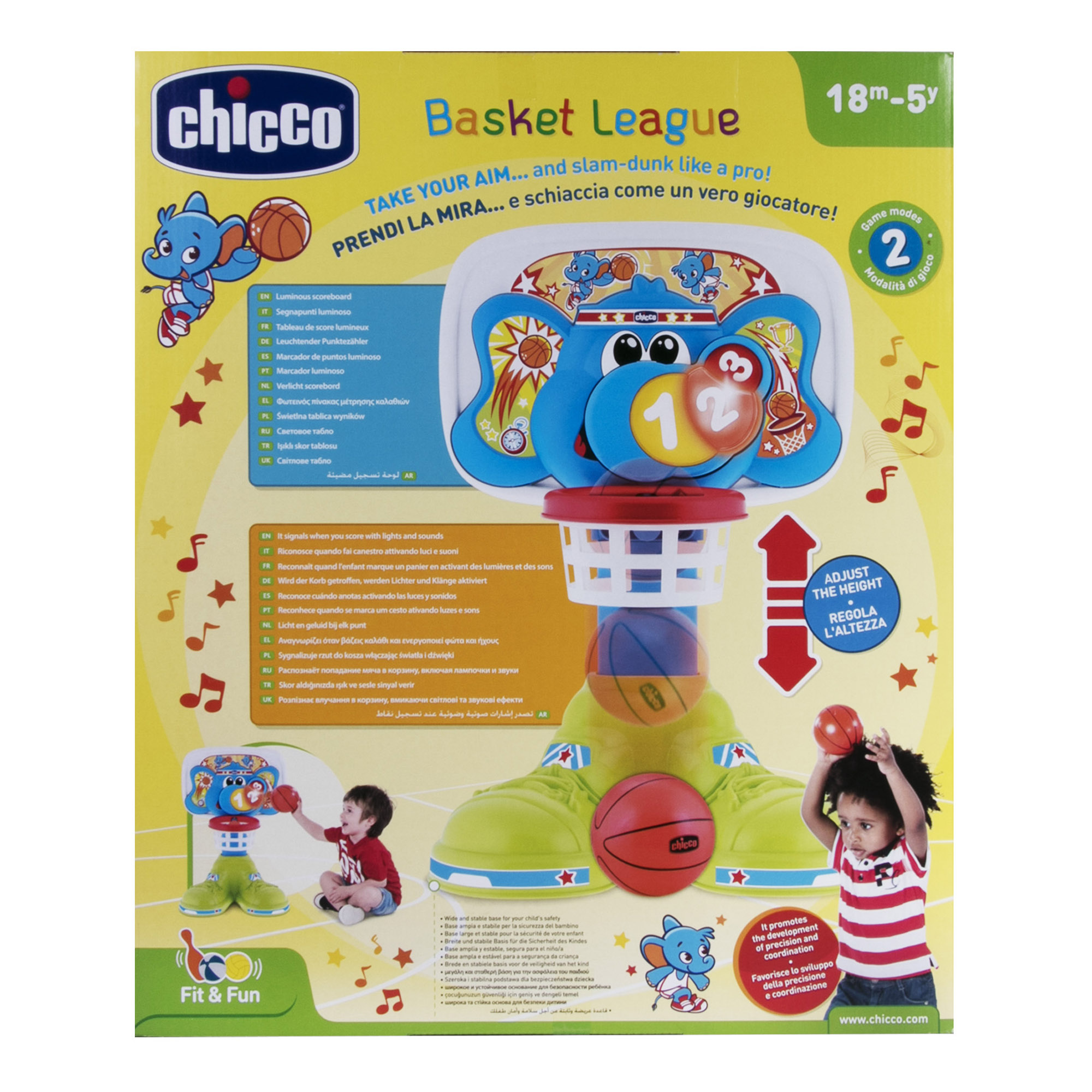 Игрушка CHICCO Развивающая игровой центр Баскетбольная лига - фото 8