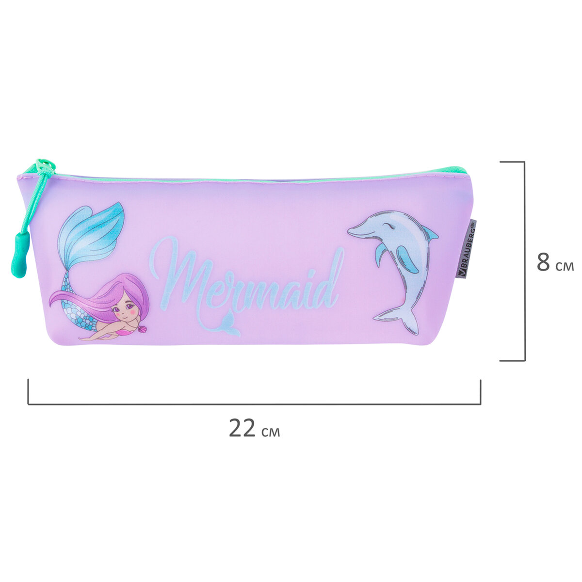 Пенал косметичка Brauberg Mermaid - фото 11