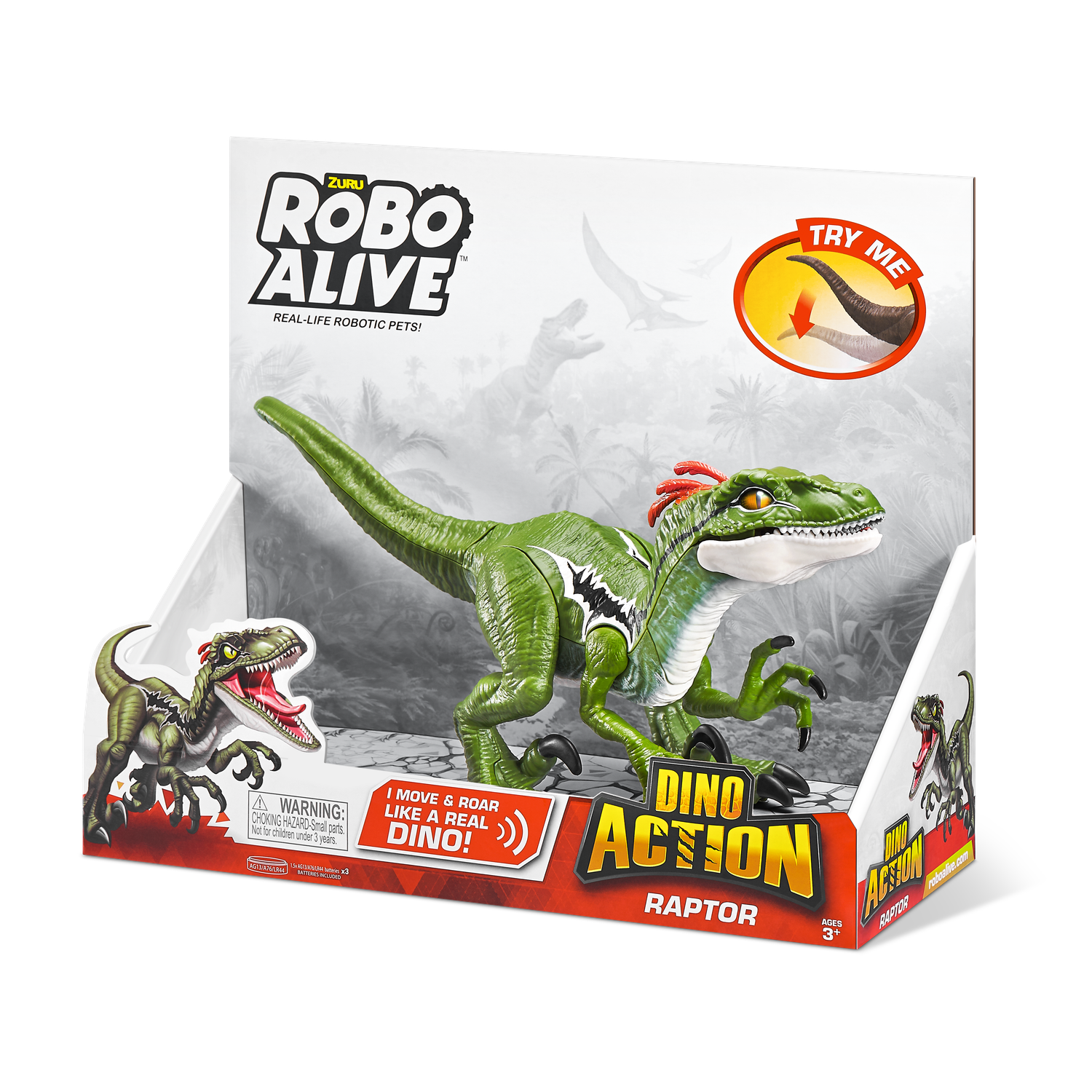 Фигурка Zuru ROBO ALIVE Раптор - фото 9