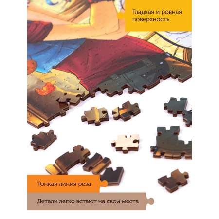 Пазл деревянный Collaba puzzle большие. Ромео и Джульетта 504 детали