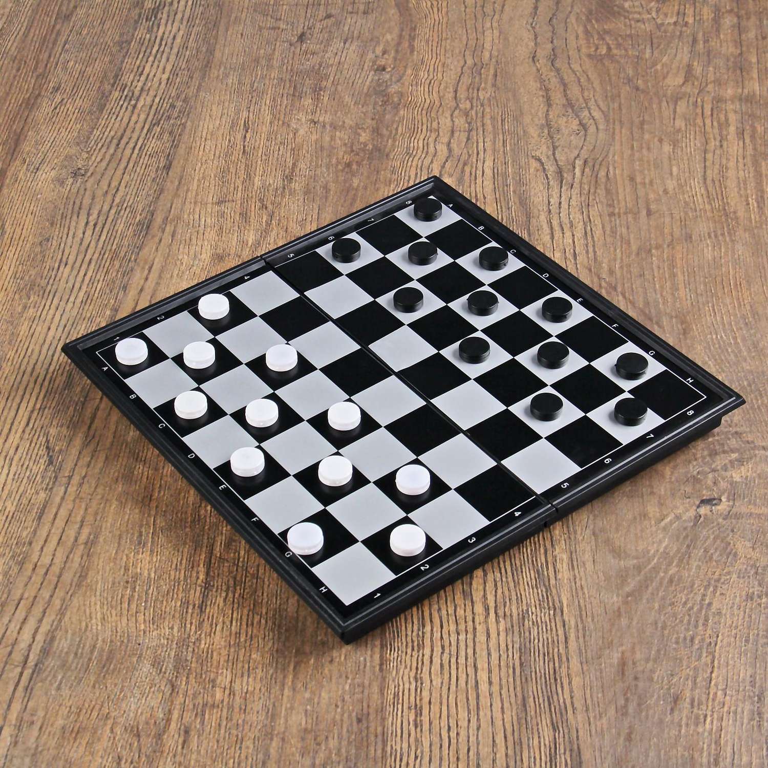 Настольная игра Sima-Land 3 в 1 «Классика» шахматы шашки нарды магнитная доска 25х25 см - фото 14