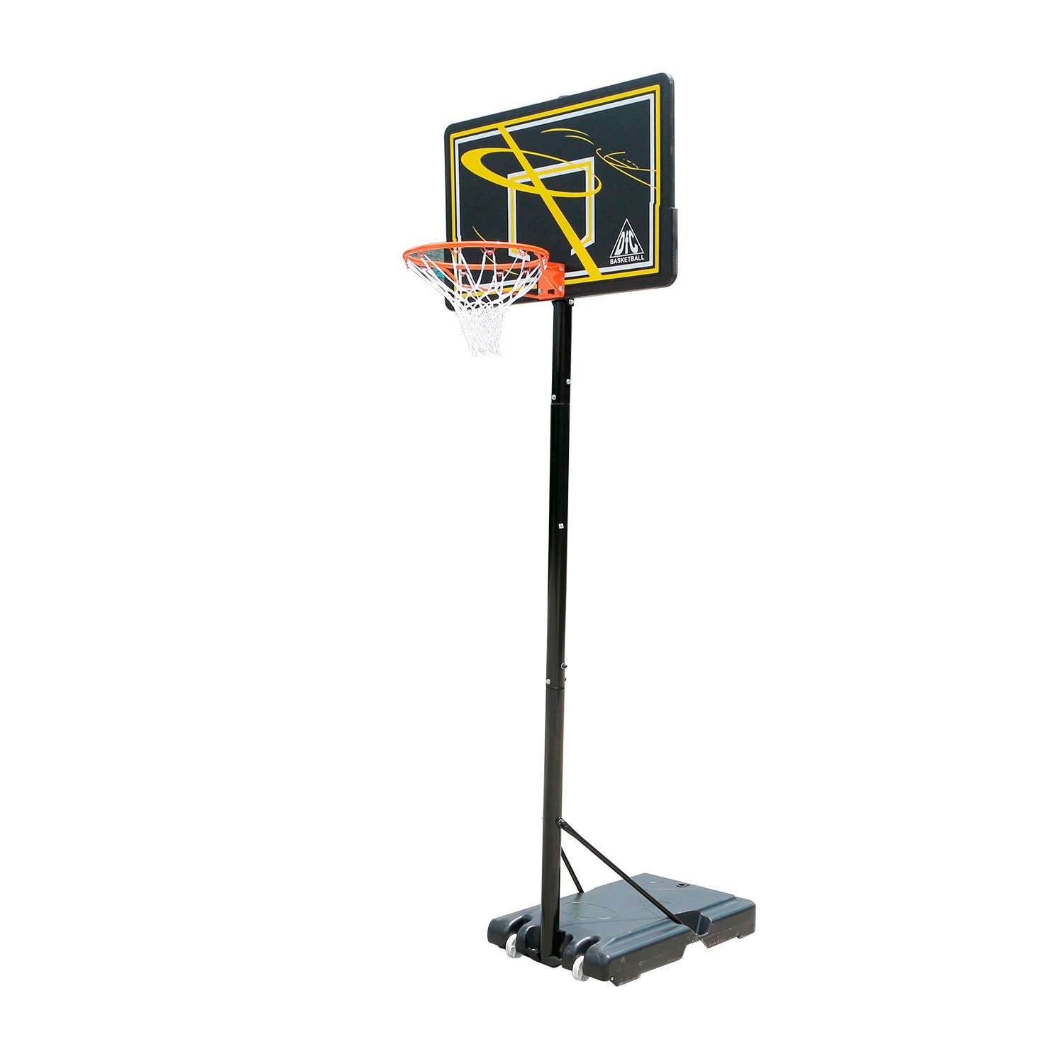 Мобильная баскетбольная стойка DFC 112х72 см полиэтилен KIDSF - фото 1