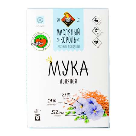 Мука Масляный король льняная 400г