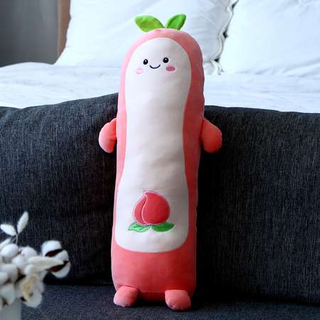 Мягкая игрушка Sima-Land подушка «Персик» 65 см цвет розовый