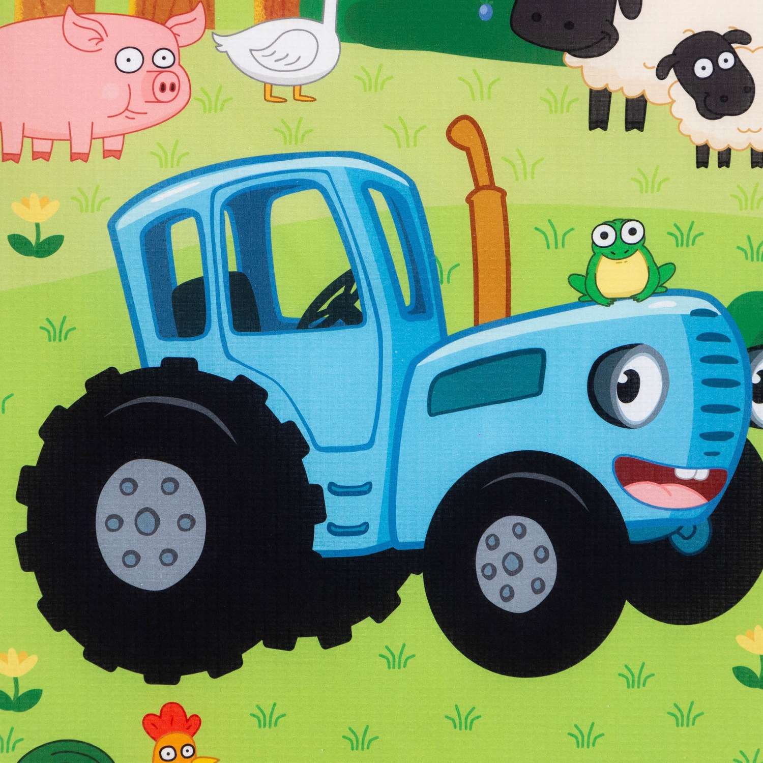 Полотенце Синий трактор Веселая ферма 70х146 см - фото 2