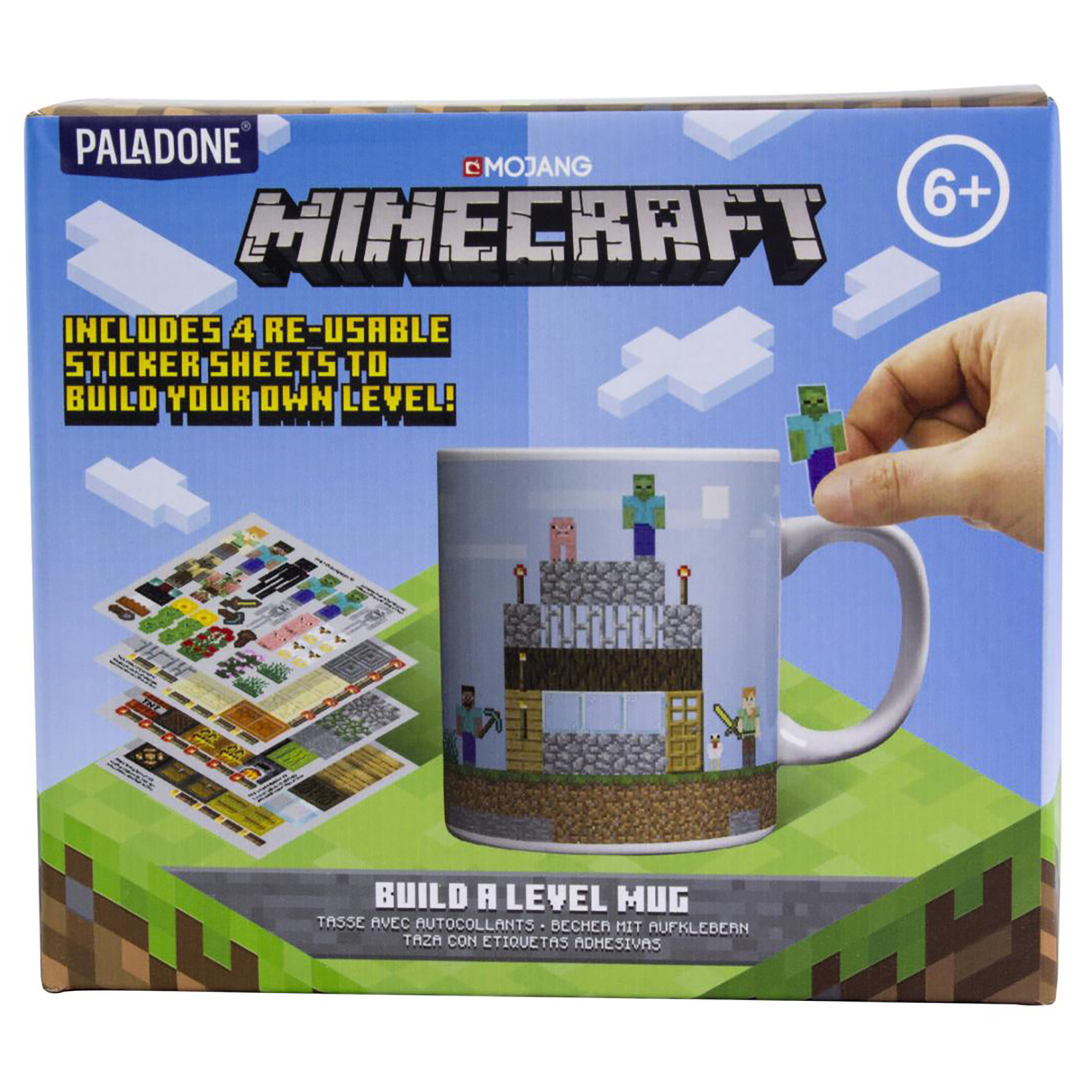 Кружка PALADONE Minecraft Build 300 мл PP6730MCF - фото 3