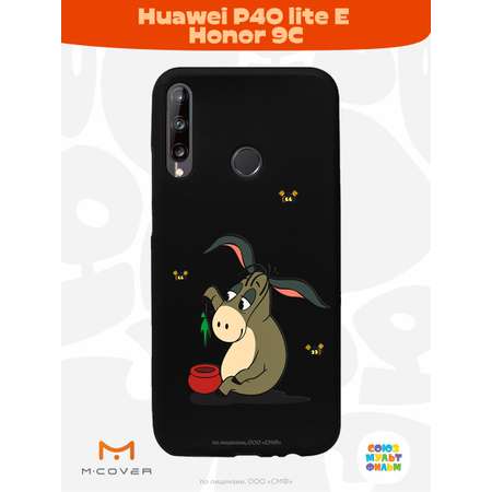 Силиконовый чехол Mcover для смартфона Huawei P40 lite E Honor 9C Союзмультфильм Грустный Ослик Иа