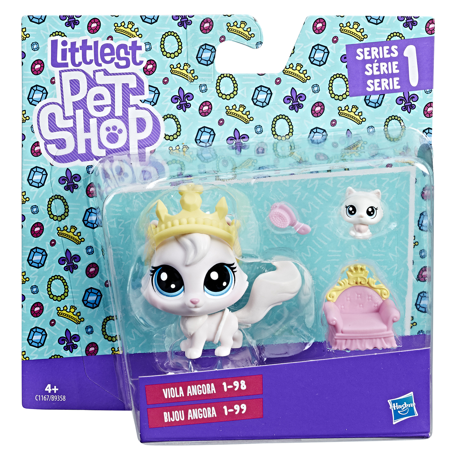 Набор Littlest Pet Shop Парочки Ангорская кошечка и ее малыш C1167EU40 - фото 2