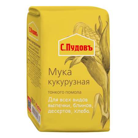 Мука С.Пудовъ Кукурузная 450 г