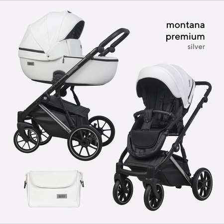 Коляска 2в1 Riko Basic Montana Premium Silver