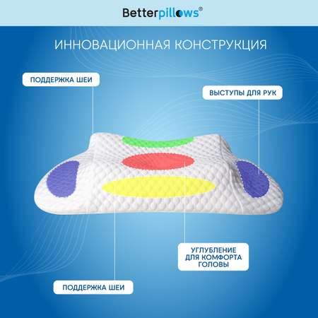 Подушка ортопедическая Betterpillows для детей и взрослых