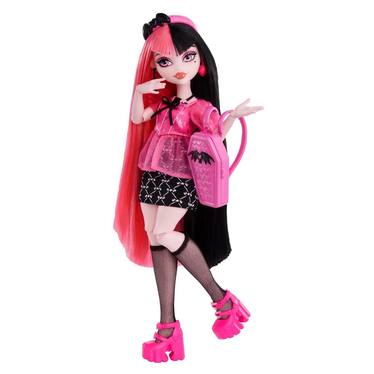 Кукла Monster High Day Out Draculaura HKY71 купить по цене 3499 ₽ в  интернет-магазине Детский мир