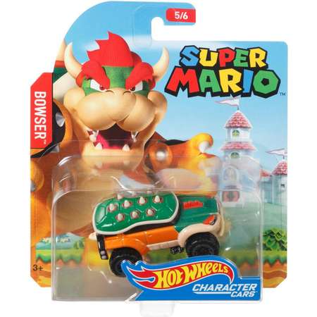 Машинка Hot Wheels Герои компьютерных игр Super Mario Боузер FGK29