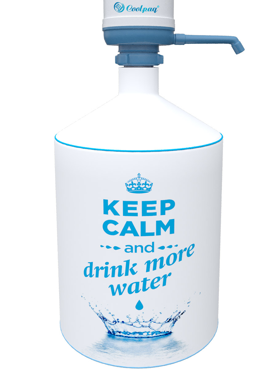 Чехол на бутыль 19л Coolpaq Keep Calm - фото 1