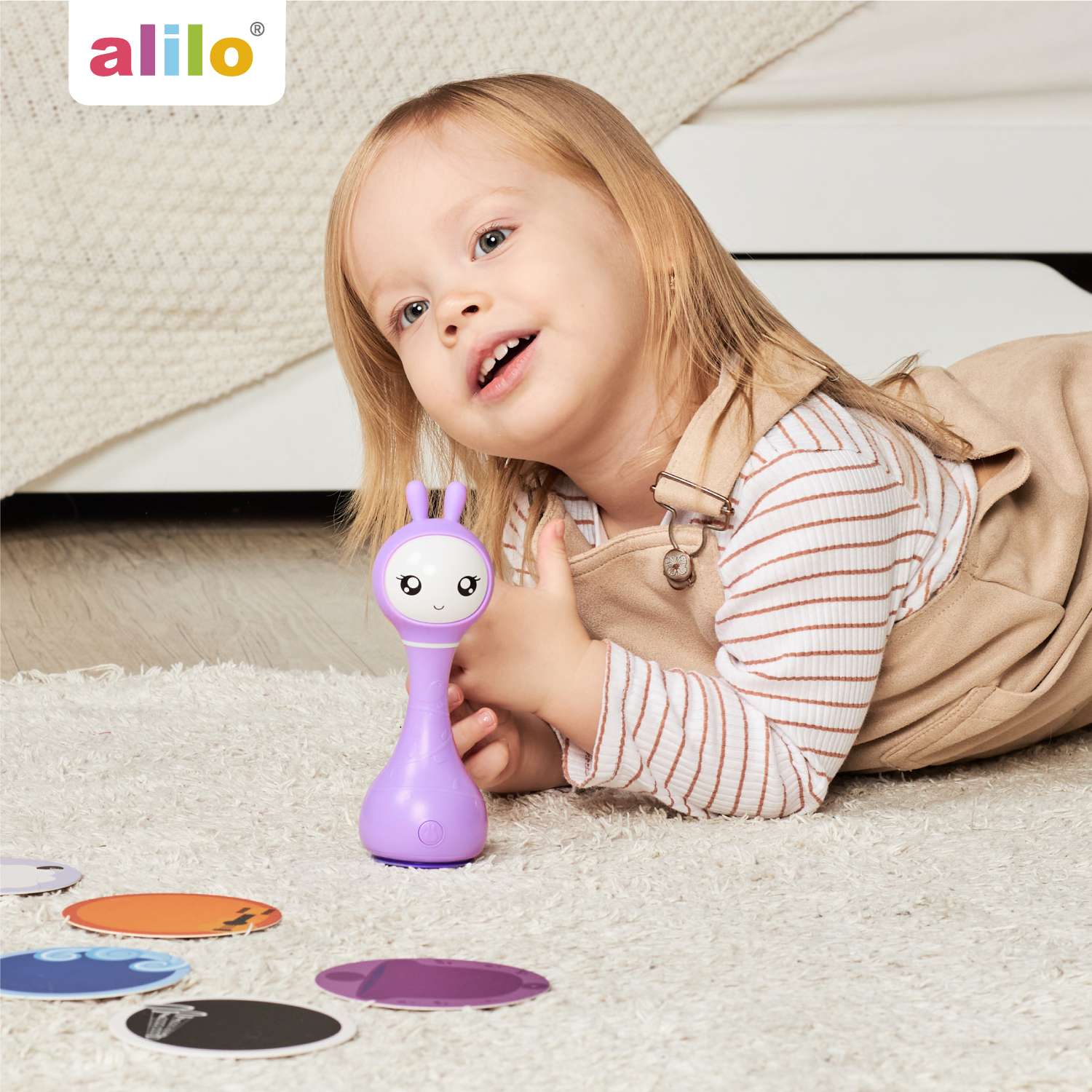 Игрушка развивающая alilo Умный зайка R1 музыкальная Фиолетовый 60906 - фото 7