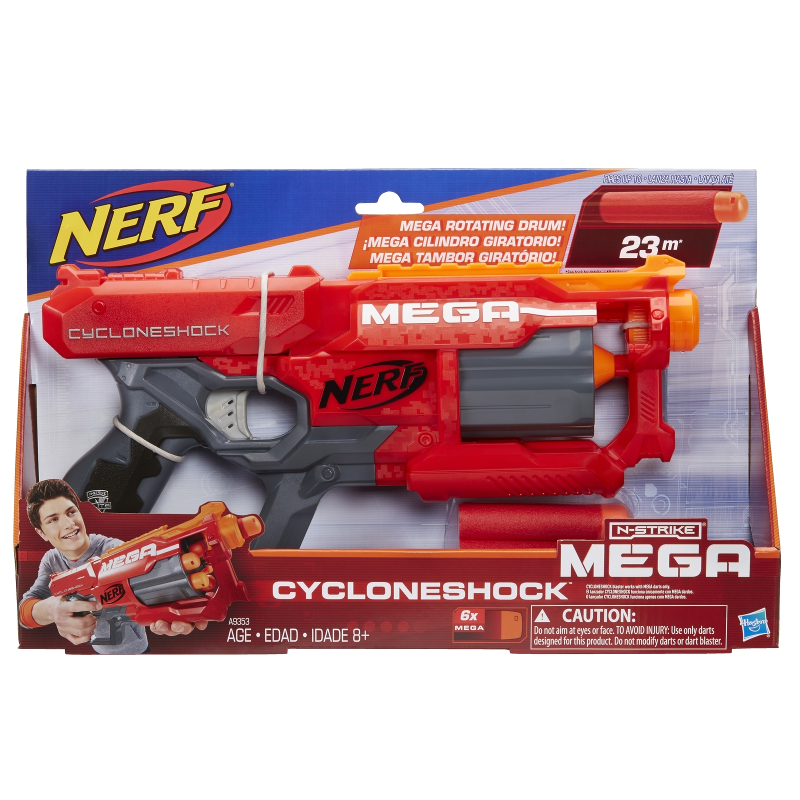 Бластер Nerf Mega Циклон-шок (A9353) - фото 2