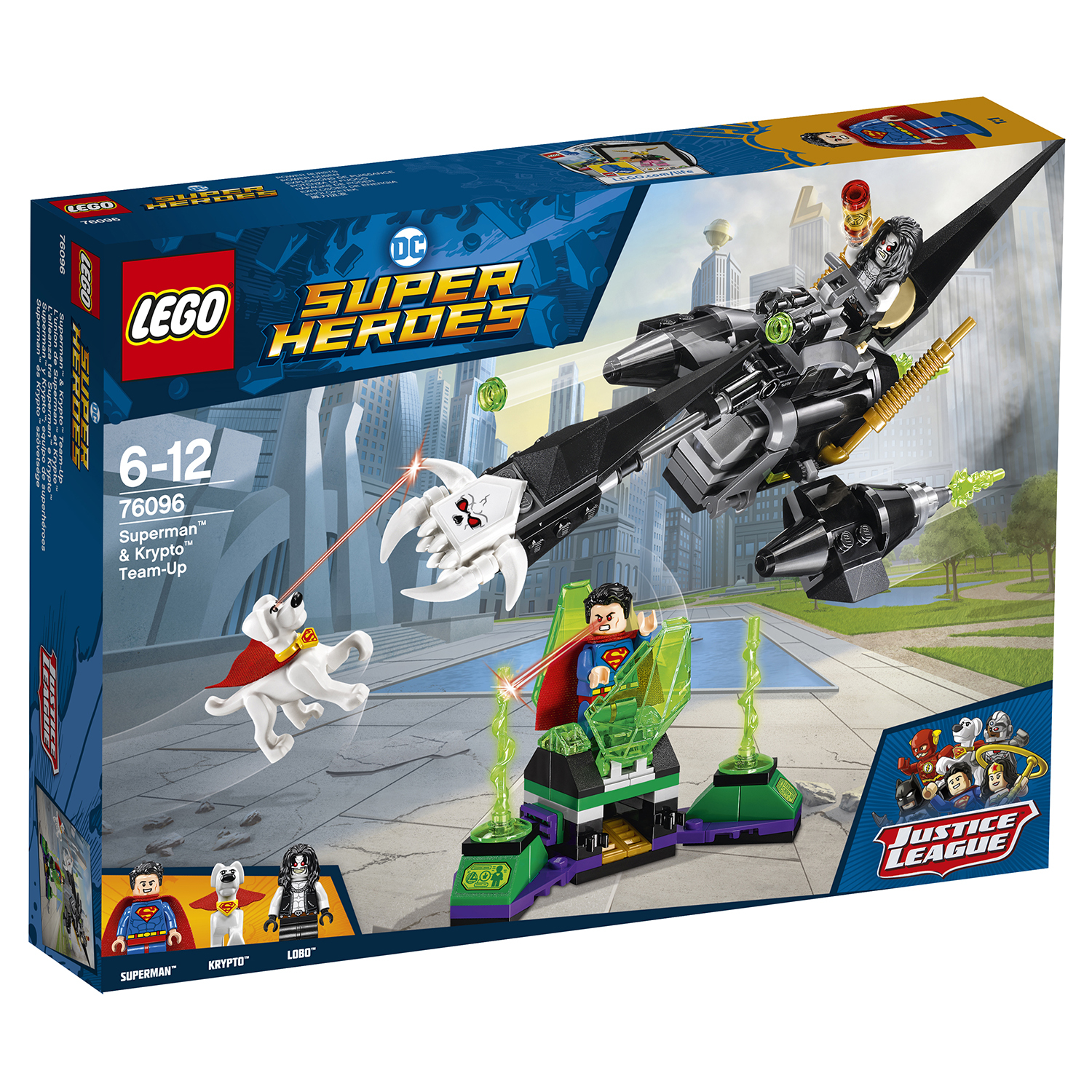 Конструктор LEGO Супермен и Крипто объединяют усилия Super Heroes (76096)  купить по цене 1899 ₽ в интернет-магазине Детский мир