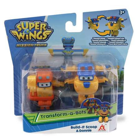 Мини-трансформер 2в1 Super Wings Донни и Скуп EU730002C