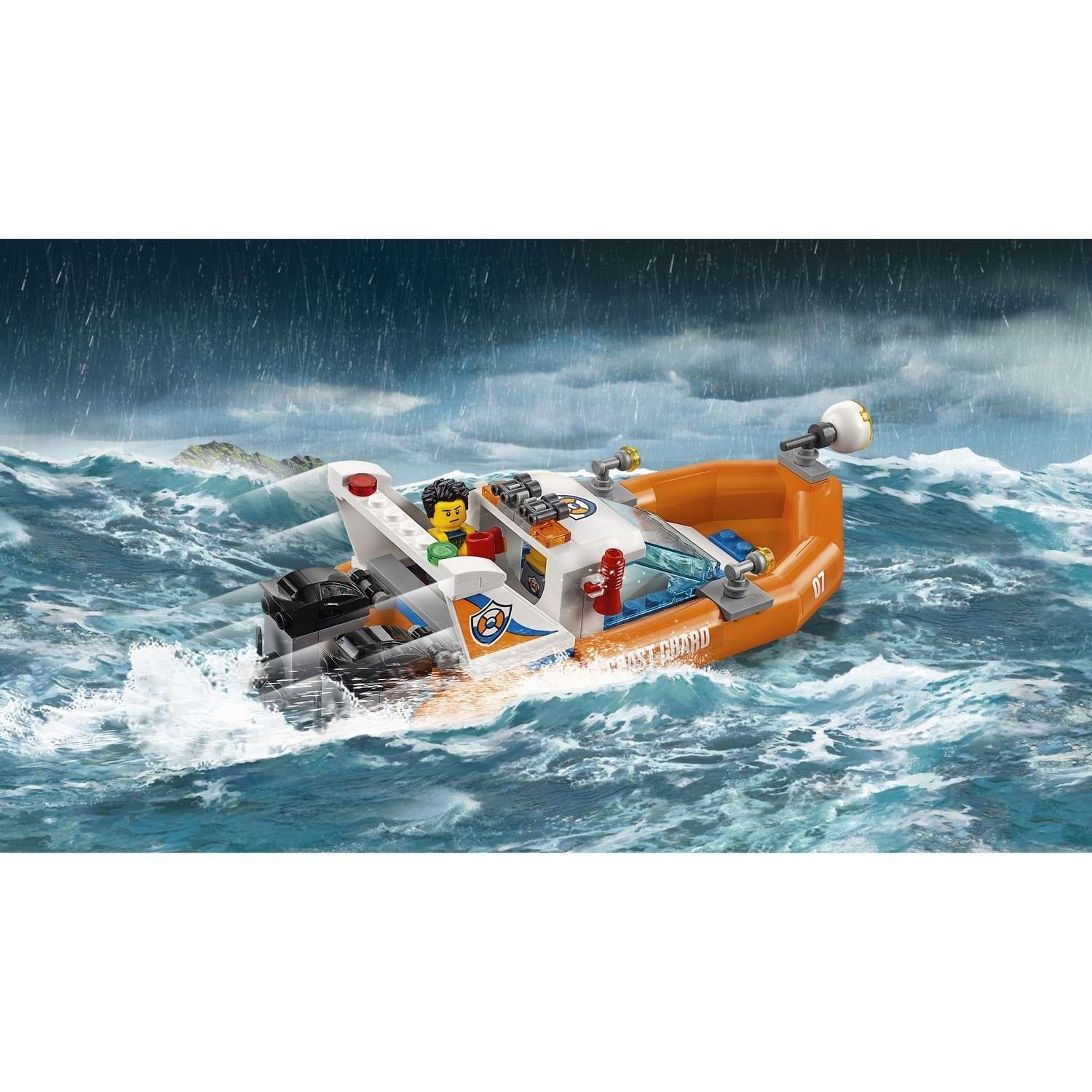 Конструктор LEGO City Coast Guard Операция по спасению парусной лодки (60168) - фото 10