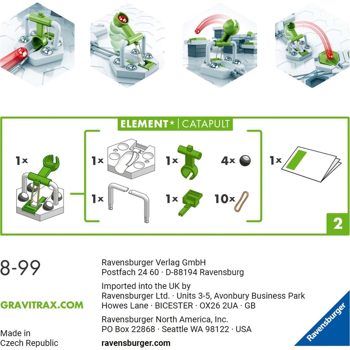 Конструктор Ravensburger GraviTrax Катапульта - фото 5