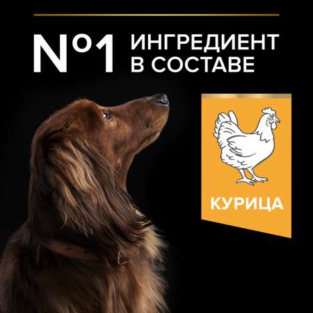 Корм для собак PRO PLAN мелких и миниатюрных пород с комплексом Optibalance курица с рисом 7кг