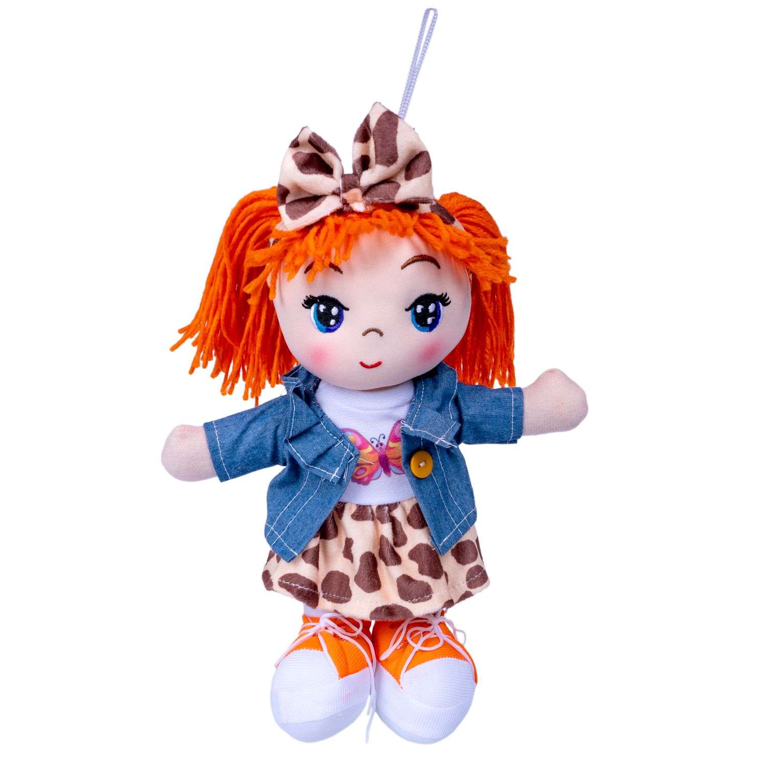 Кукла мягкая BONDIBON Кира 26 см оранжевые волосы ВВ5515 - фото 3