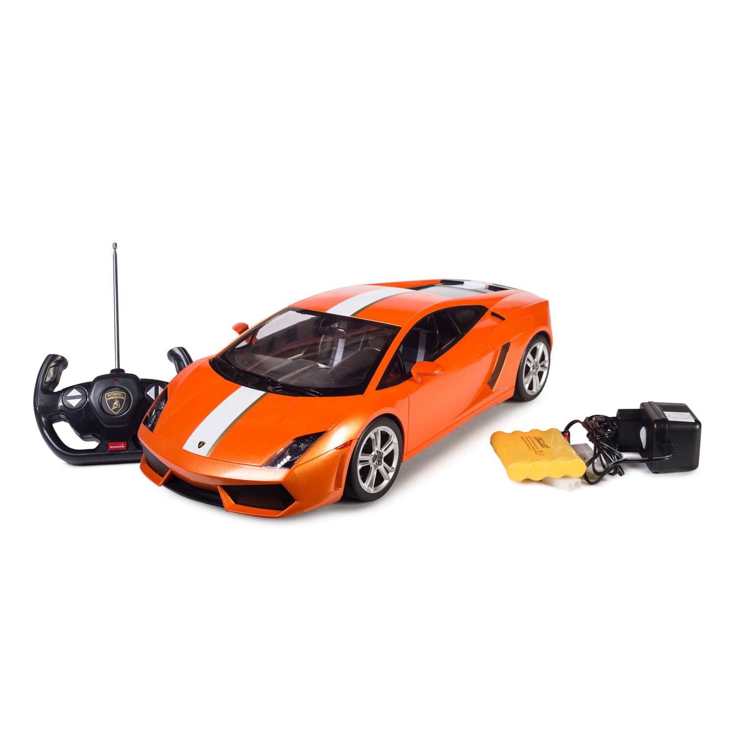 Машинка р/у Rastar Lamborghini LP550-2 1:10 оранжевая - фото 2