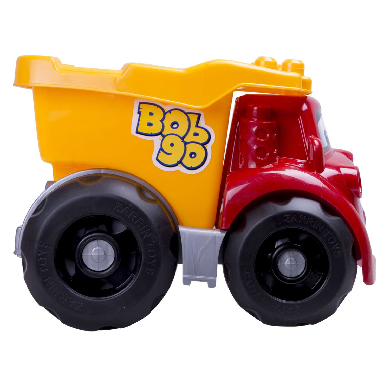 Самосвал игрушечный Zarrin Toys Bob 90 и набор песочный J2/1/красный-желтый - фото 2