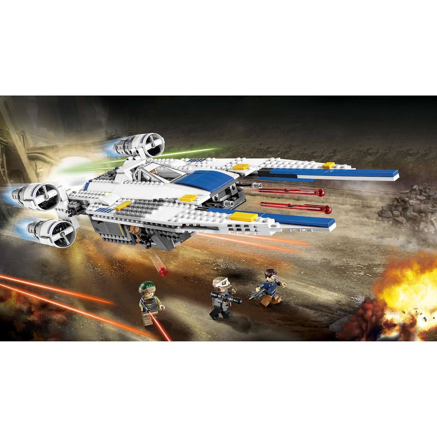 Конструктор LEGO Star Wars TM Истребитель Повстанцев «U-wing» (75155) - фото 4