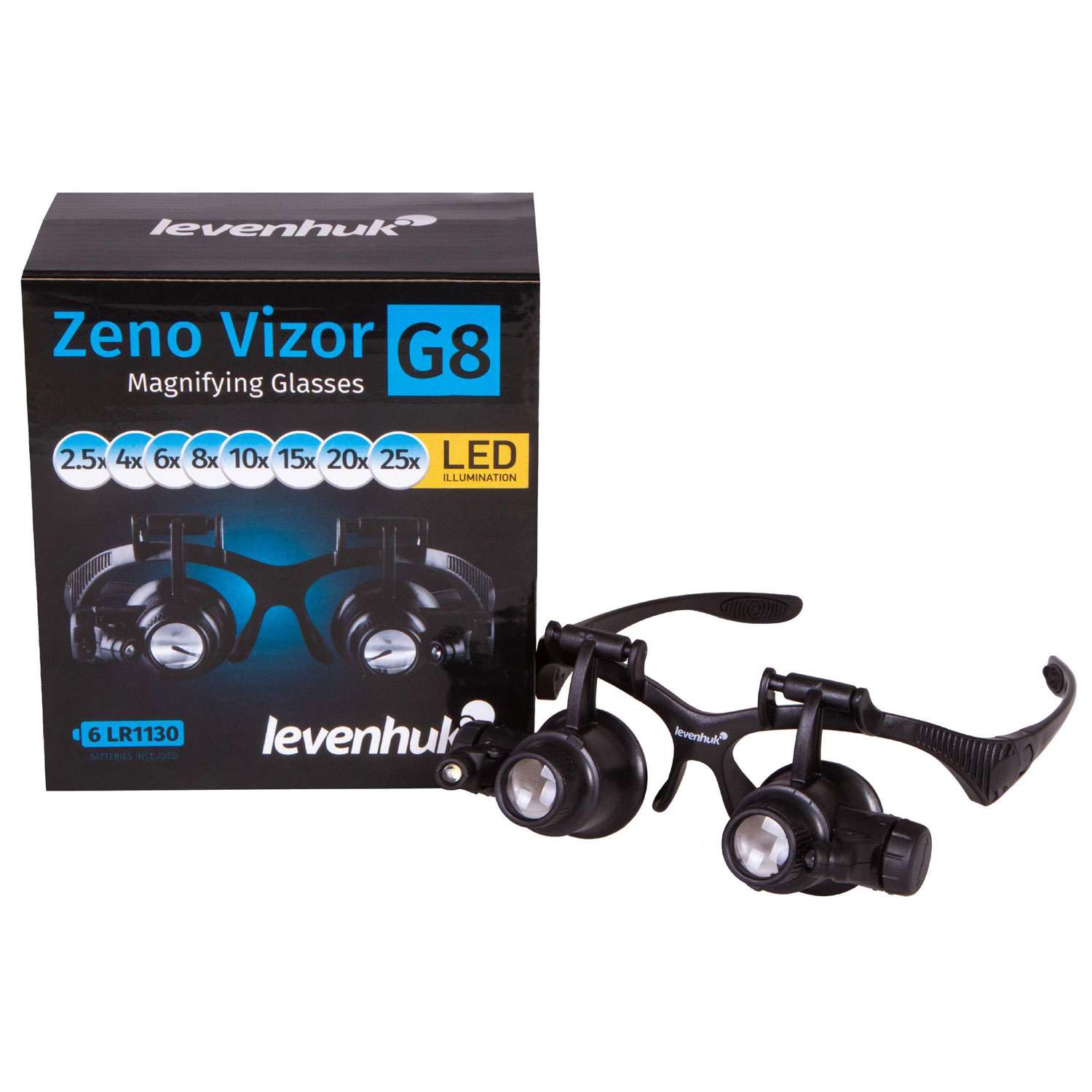 Лупа-очки Levenhuk Zeno Vizor G8 - фото 13
