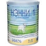 Смесь молочная Бибиколь Нэнни 1 на основе козьего молока 400г с 0-6месяцев