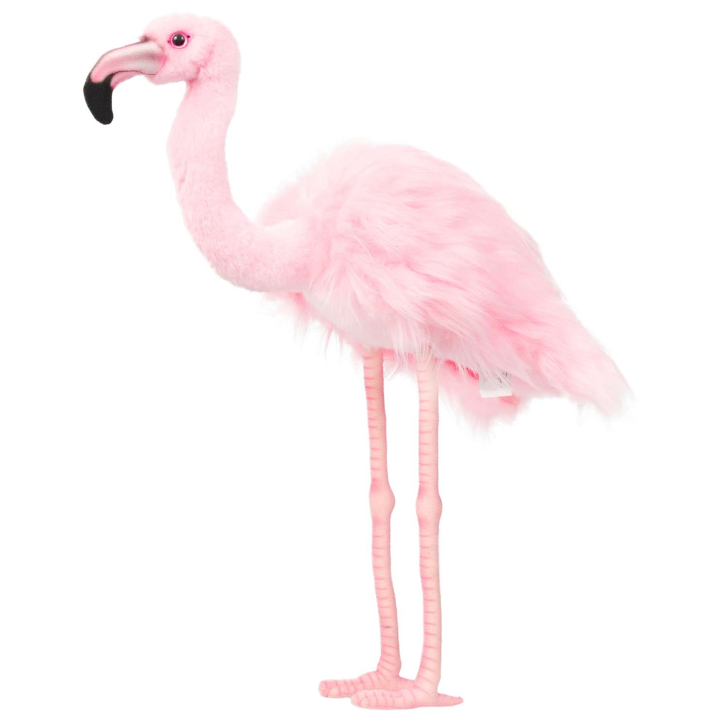 Реалистичная мягкая игрушка Hansa Розовый фламинго 38 см - фото 9