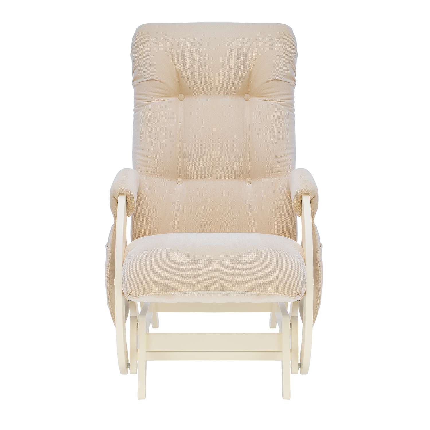 Кресло для кормления Milli Smile с карманами Дуб шампань / ткань Verona Vanilla - фото 2