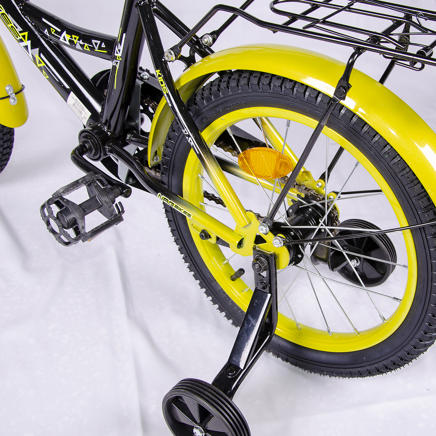 Велосипед NRG BIKES EAGLE 16 black-lemon - фото 5