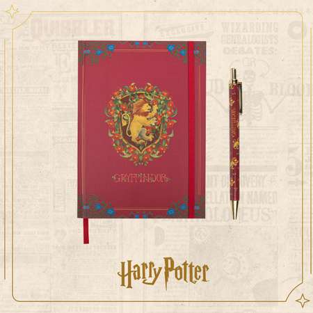 Блокнот Harry Potter Волшебный мир Гриффиндора 160 листов и ручка