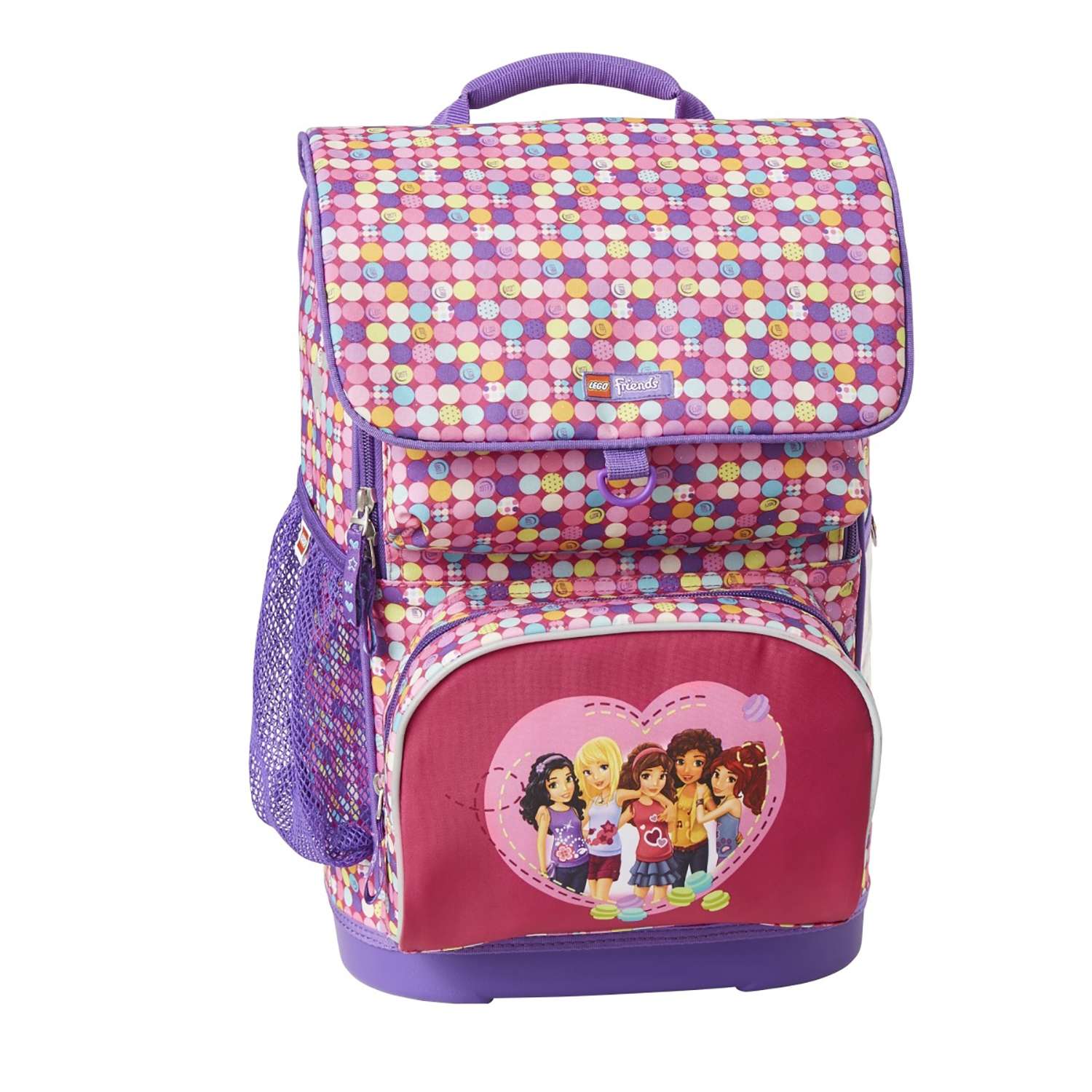 Рюкзак школьный LEGO с сумкой для обуви ланчбоксом и бутылкой Friends Confetti - фото 1