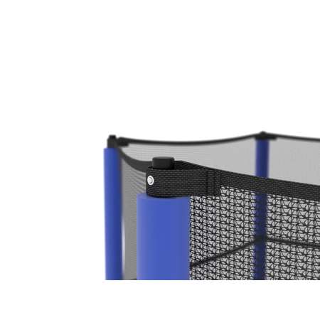 Батут каркасный Blue UNIX line общий диаметр 140 см до 50 кг диаметр прыжковой зоны 106 см с лестницей мелками