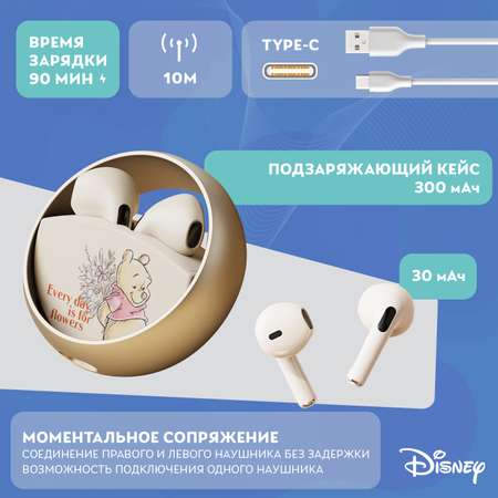 Наушники беспроводные Disney Винни-Пух QS-13