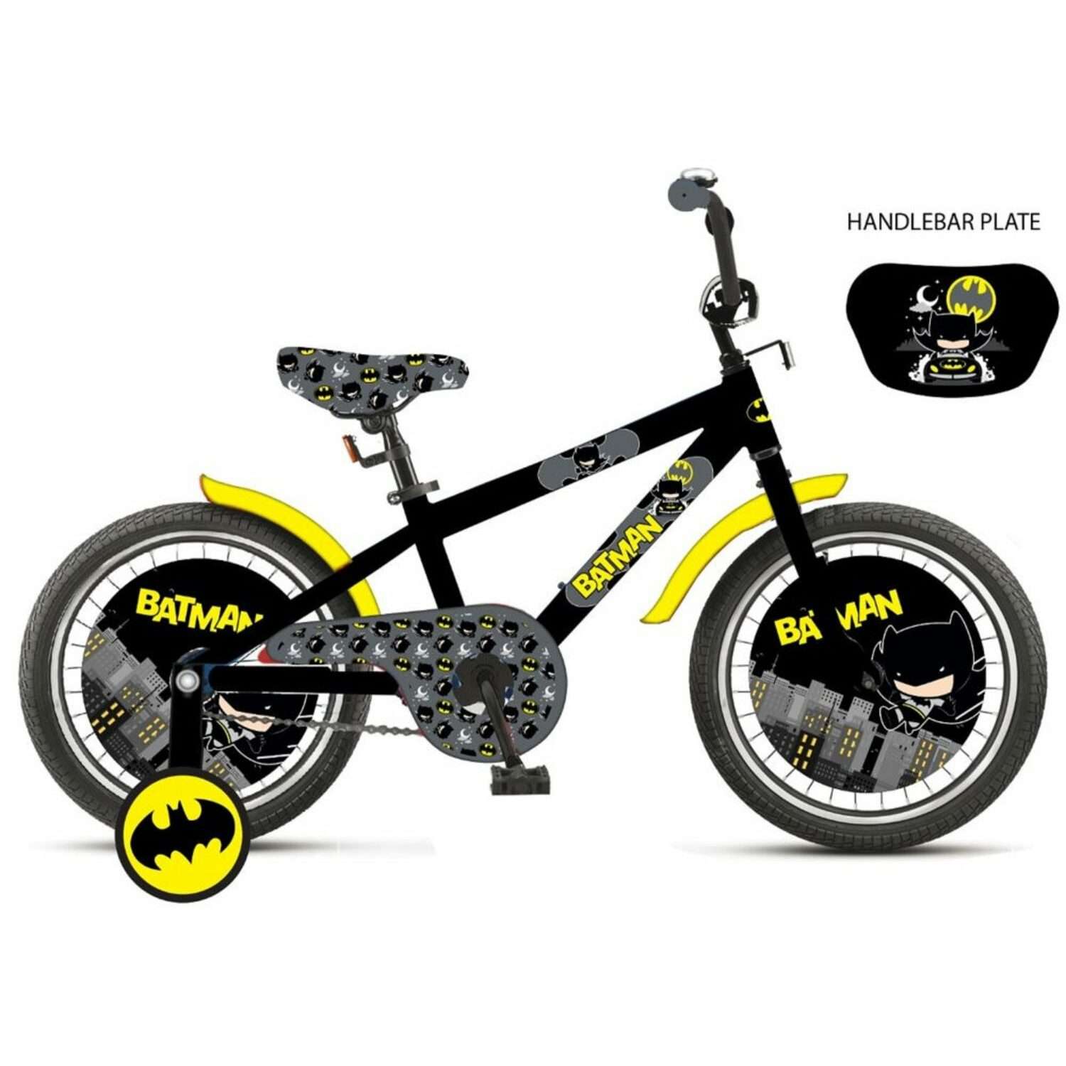 Детский велосипед Batman колеса 14 - фото 13