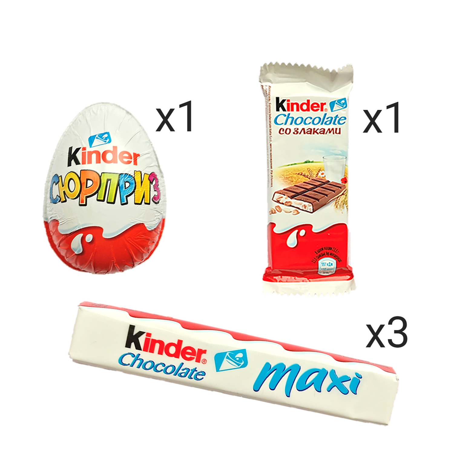 Набор Kinder Мини Микс 106 г. в ассортименте - фото 2