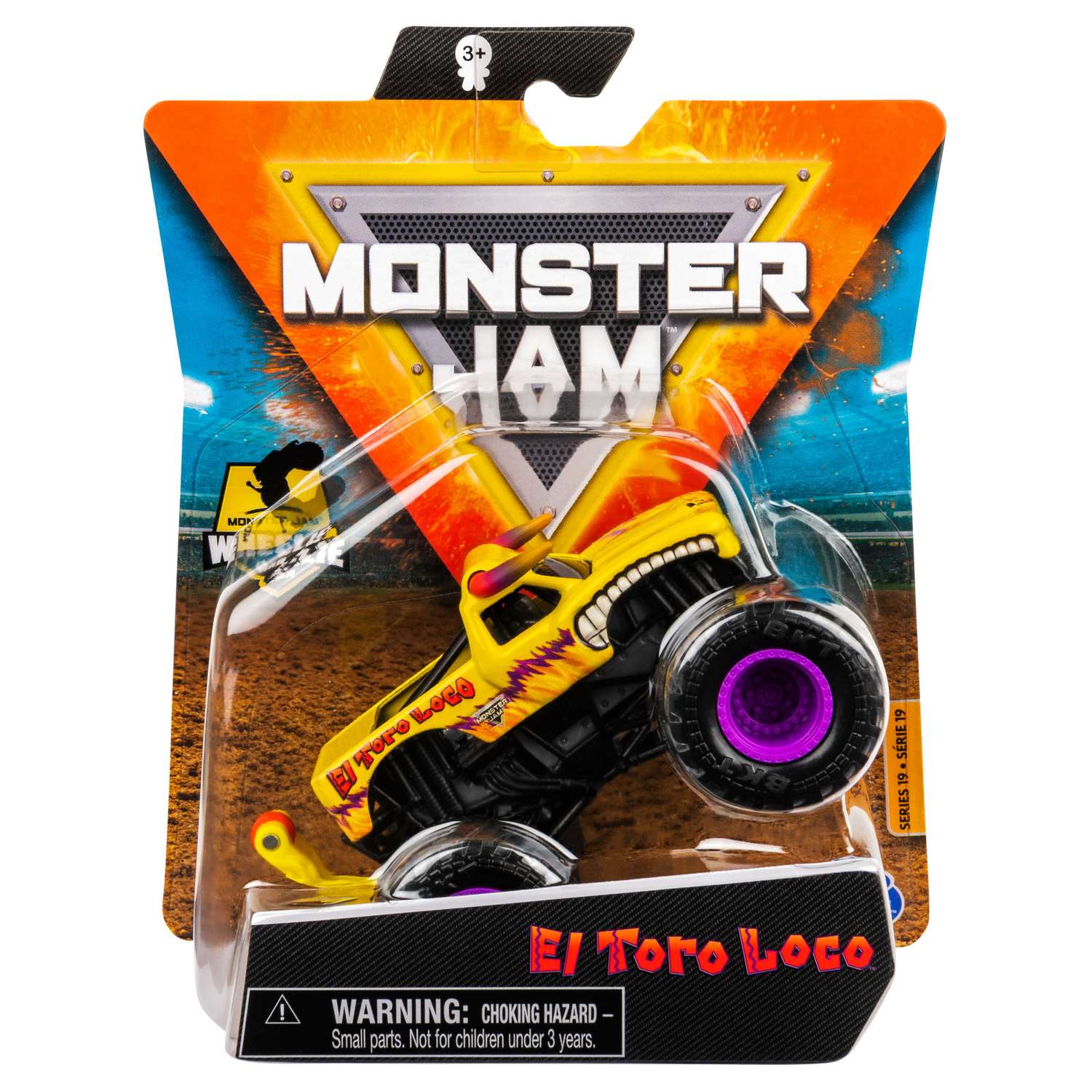 Машинка Monster Jam 1:64 El Toro Loco Yellow 6044941/20130599 6044941 - фото 1