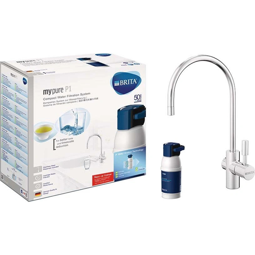 Фильтр для воды BRITA MyPure P1 с трехходовым смесителем - фото 2