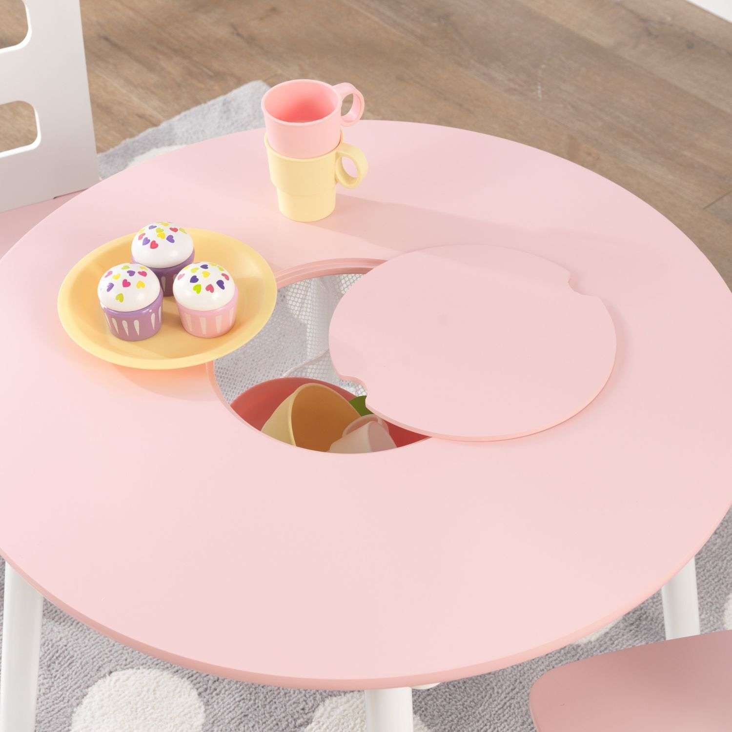 Kidkraft pink table clearance and chairs