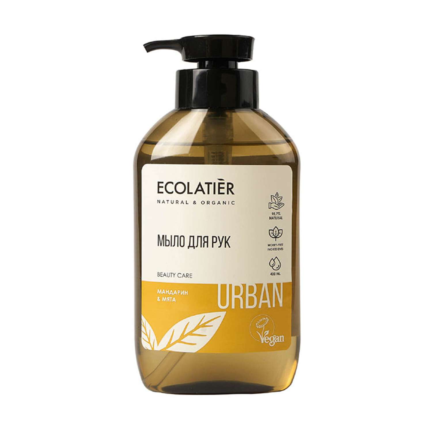 Жидкое мыло для рук Ecolatier Urban мандарин и мята 400 мл - фото 1