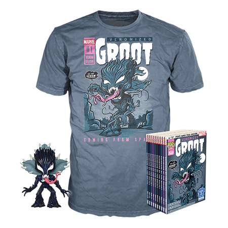 Набор фигурка+футболка Funko POP and Tee: Venom Groot размер-M