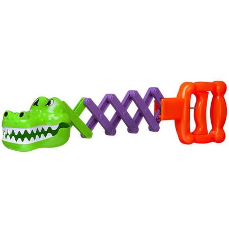 Игровой набор Junfa Зубастики Голодный крокодил выдвижная 28 см
