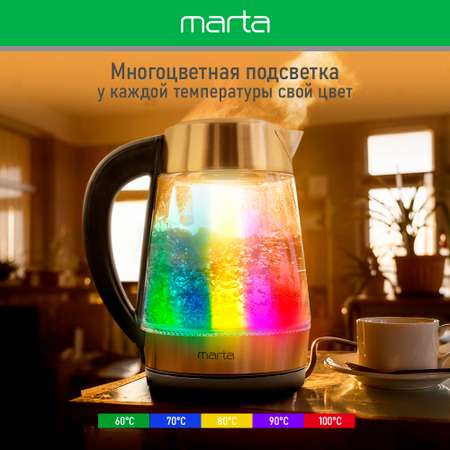 Электрочайник MARTA MT-4611 черный